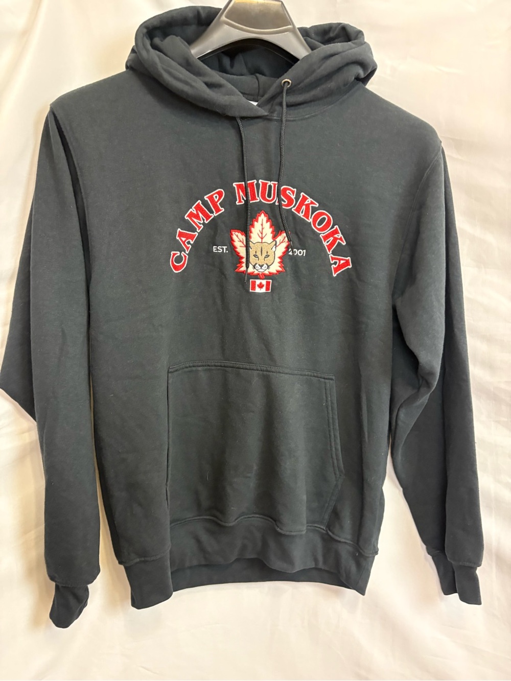 Camp Muskoka Dark Gray Pullover Hoodie
